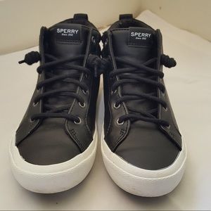 Sperry Top-Sider Wave High Top Sneaker Black size 6 Women’s